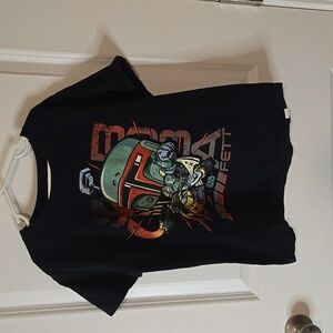 Star Wars Boba Fett Graphic T-Shirt Size Medium Youth